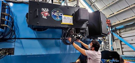 NEID spectrograph facility representing precision astronomy